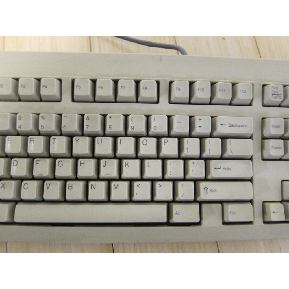 Vintage‎ Beige Compaq RT101 Standard PS2 Vintage Keyboard - Tested, Working